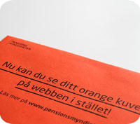 Du kan strunta i orange kuvertet