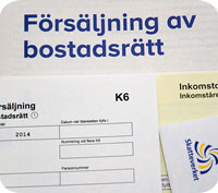 Nu lättare att deklarera bostadsförsäljning