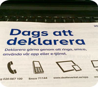 Deklarationsdags - nyhet och datum