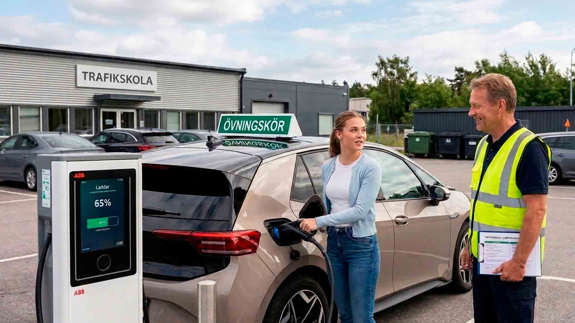 Elbilsladdning och förarstöd – nästa steg för att få körkort?