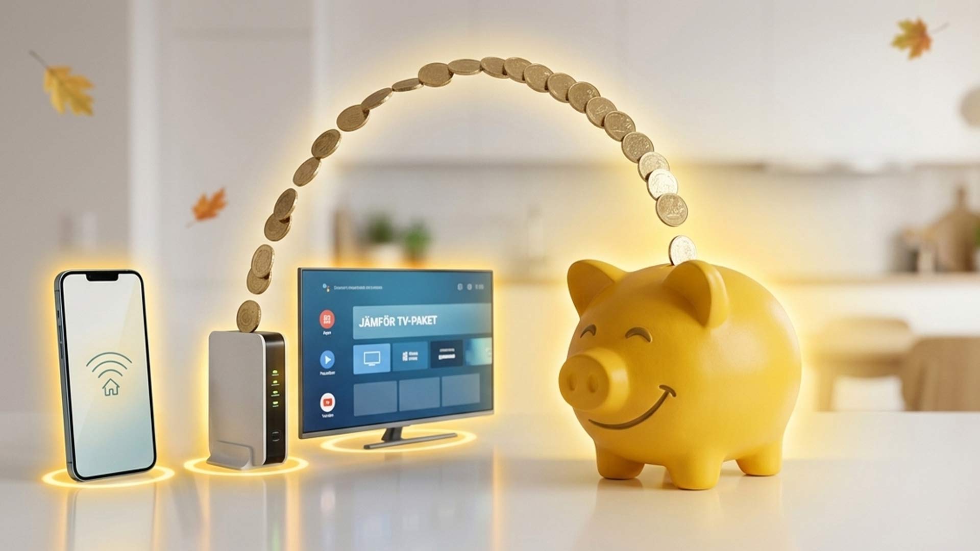 Bredband, mobil och tv – höstens enklaste besparing