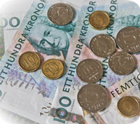 Vanligaste månadspengen vid 13-15 år = 450-500 kronor
